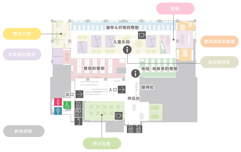 SANGETSU SHINAGAWA SHOWROOM Floor Map