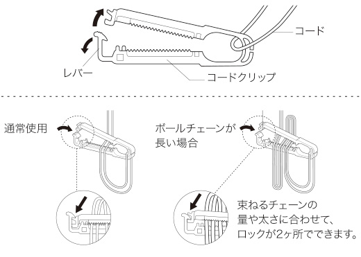 コードクリップ使用方法