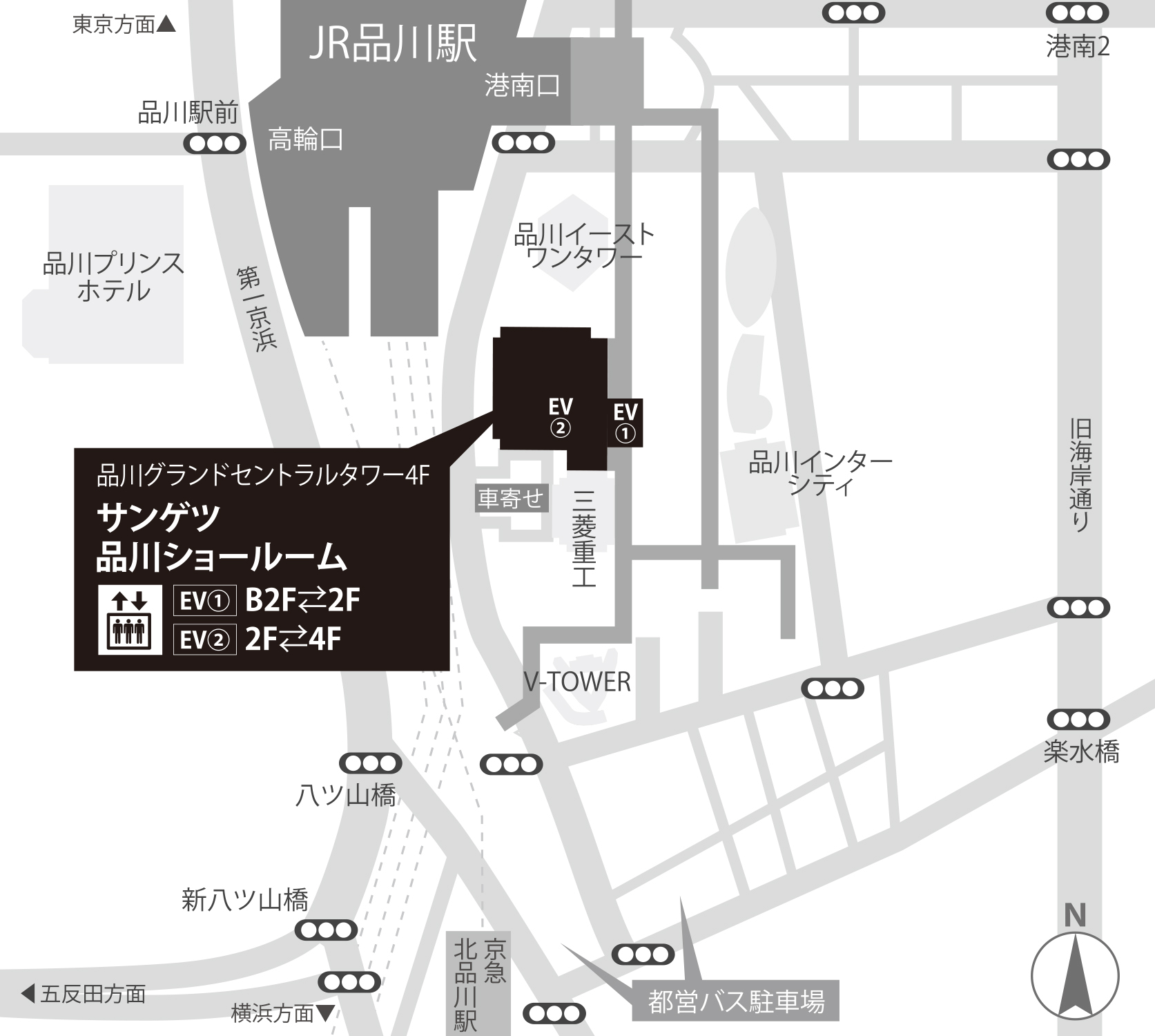 東京の地図画像