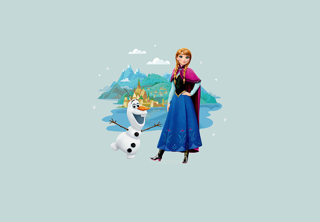 アナとアナと雪の女王デザイン