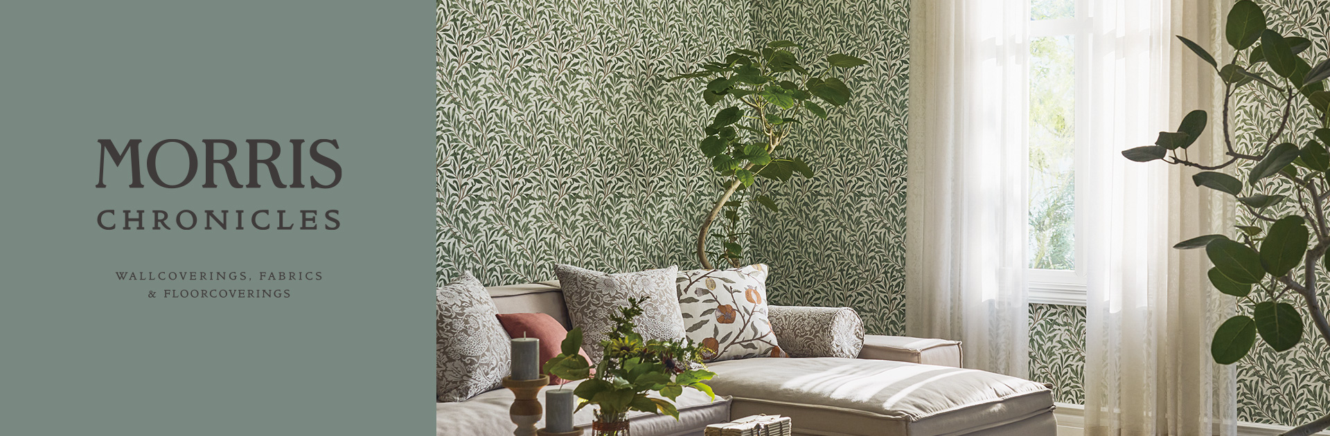 MORRIS CHRONICLES WALLCOVERINGS, FABRICS FLOORCOVERINGS